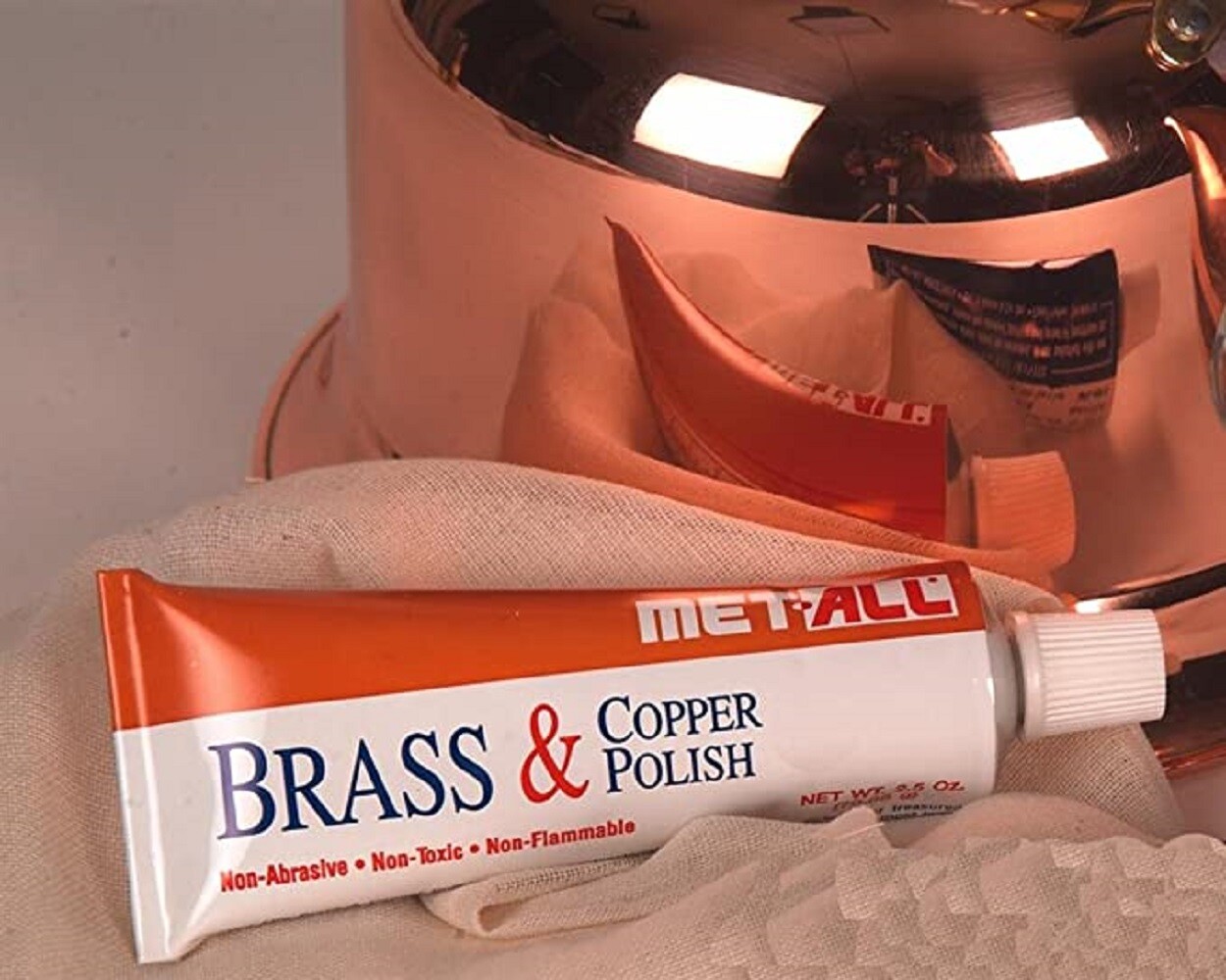 Met-All Brass & Copper Polish 2.5 oz. Tube