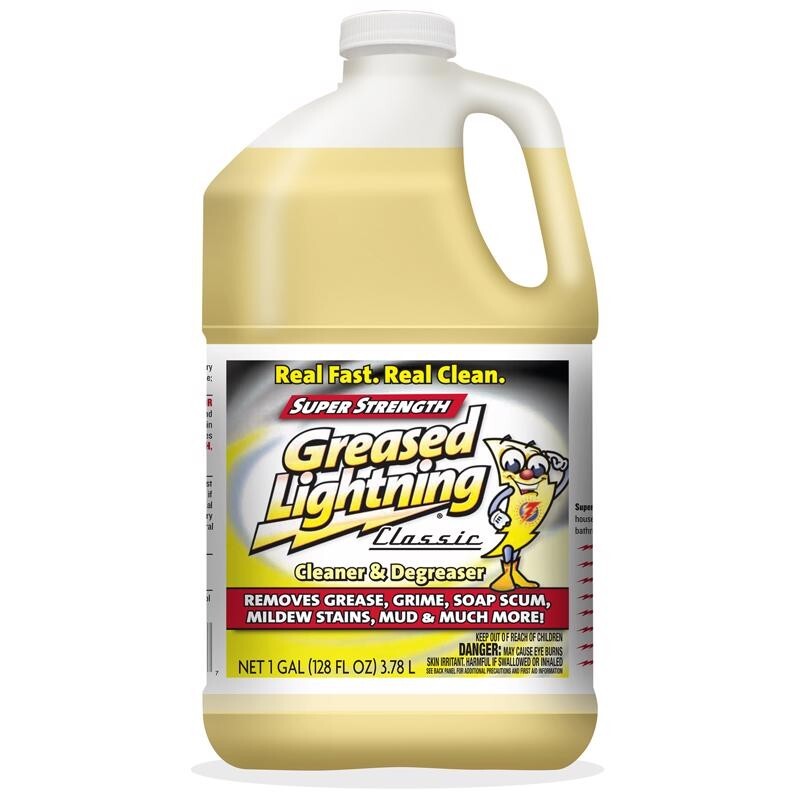 2 ~ Greased Lightning Cleaner & Degreaser 1 Gal. Fresh Scent Grease Grime Mildew