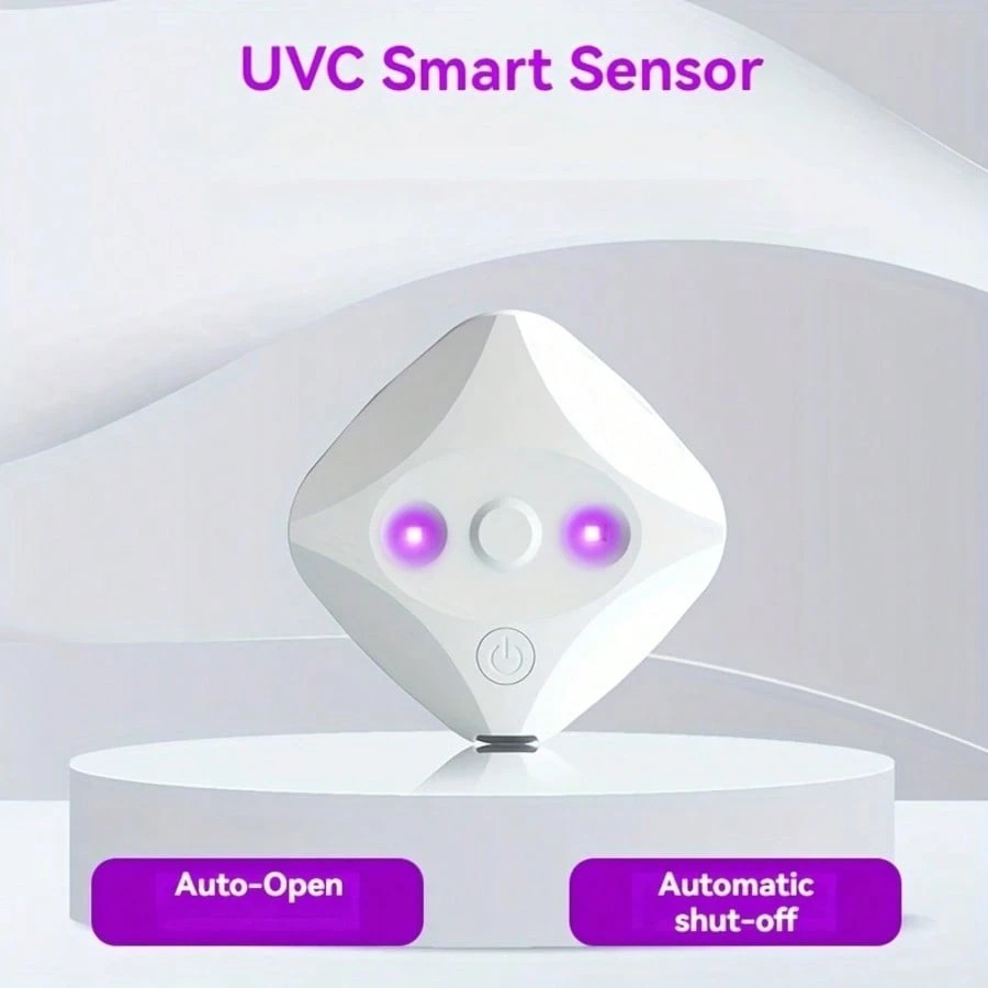 New UV Smart Toilet Cleaner Auto Sterilizer Portable Compact Home Bathroom Gadge