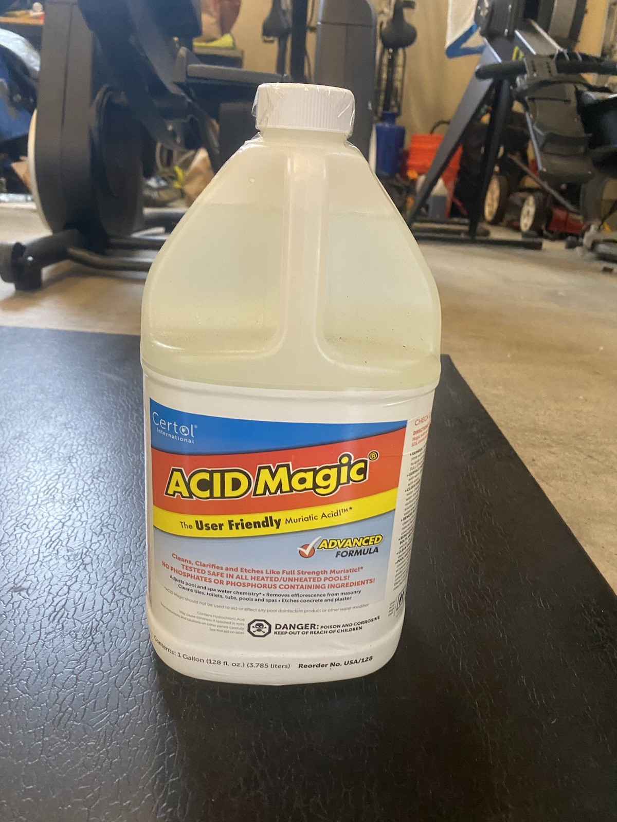 *NEW* 4x – 1 GAL. CERTOL ACID MAGIC® USA/128 – BUFFERED MURIATIC ACID Exp. 2027