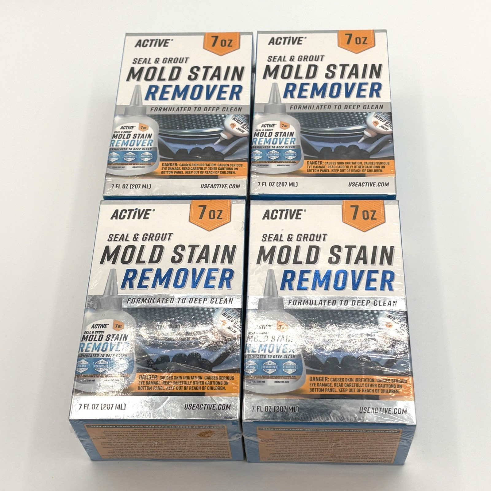 Active Seal & Grout Mold Stain Remover 7 fl oz (Lot of 4)