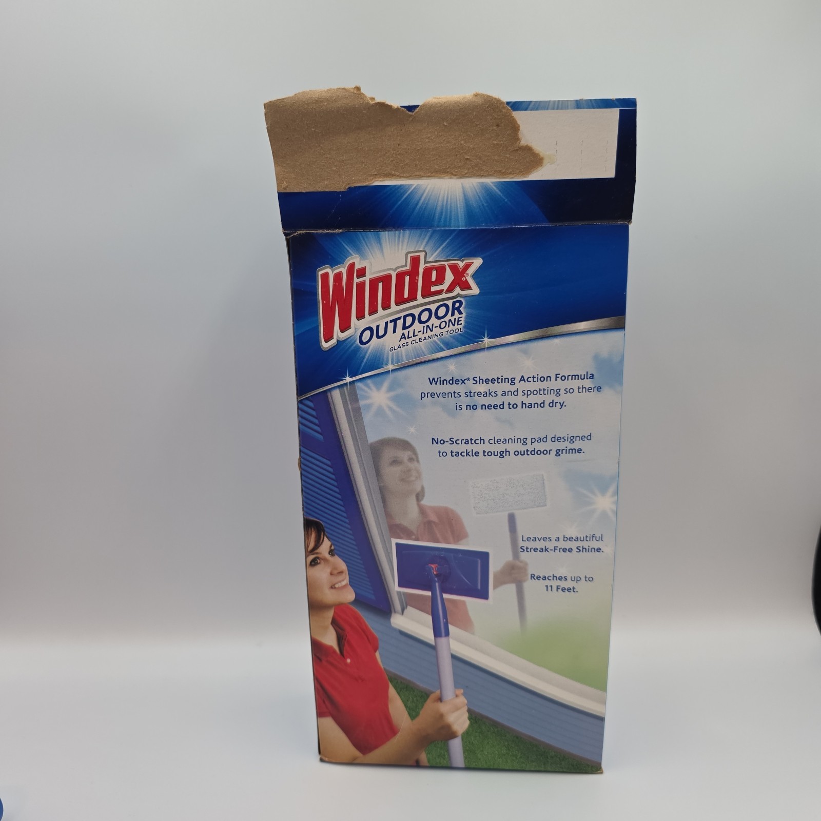 Windex Outdoor All-In-One Glass & Window Cleaning Tool Starter Kit NEW Open Box