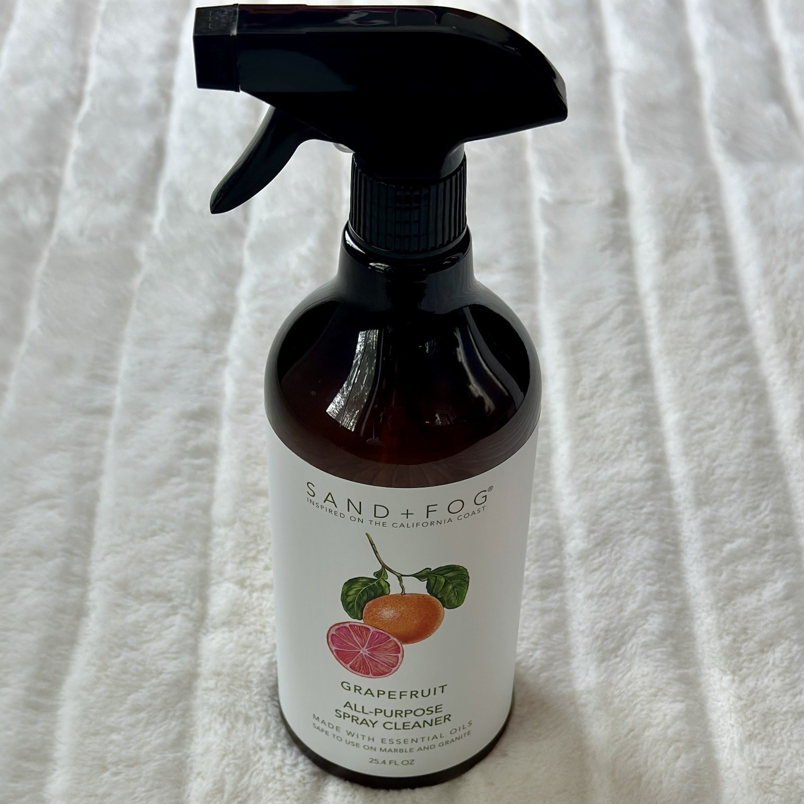SAND + FOG Grapefruit All Purpose Cleaner Spray Plant Based w/ Essential Oils