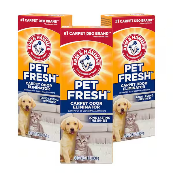 Arm & Hammer Carpet Odor Eliminator Long Lasting Freshness – 30 oz. Pack Of 3
