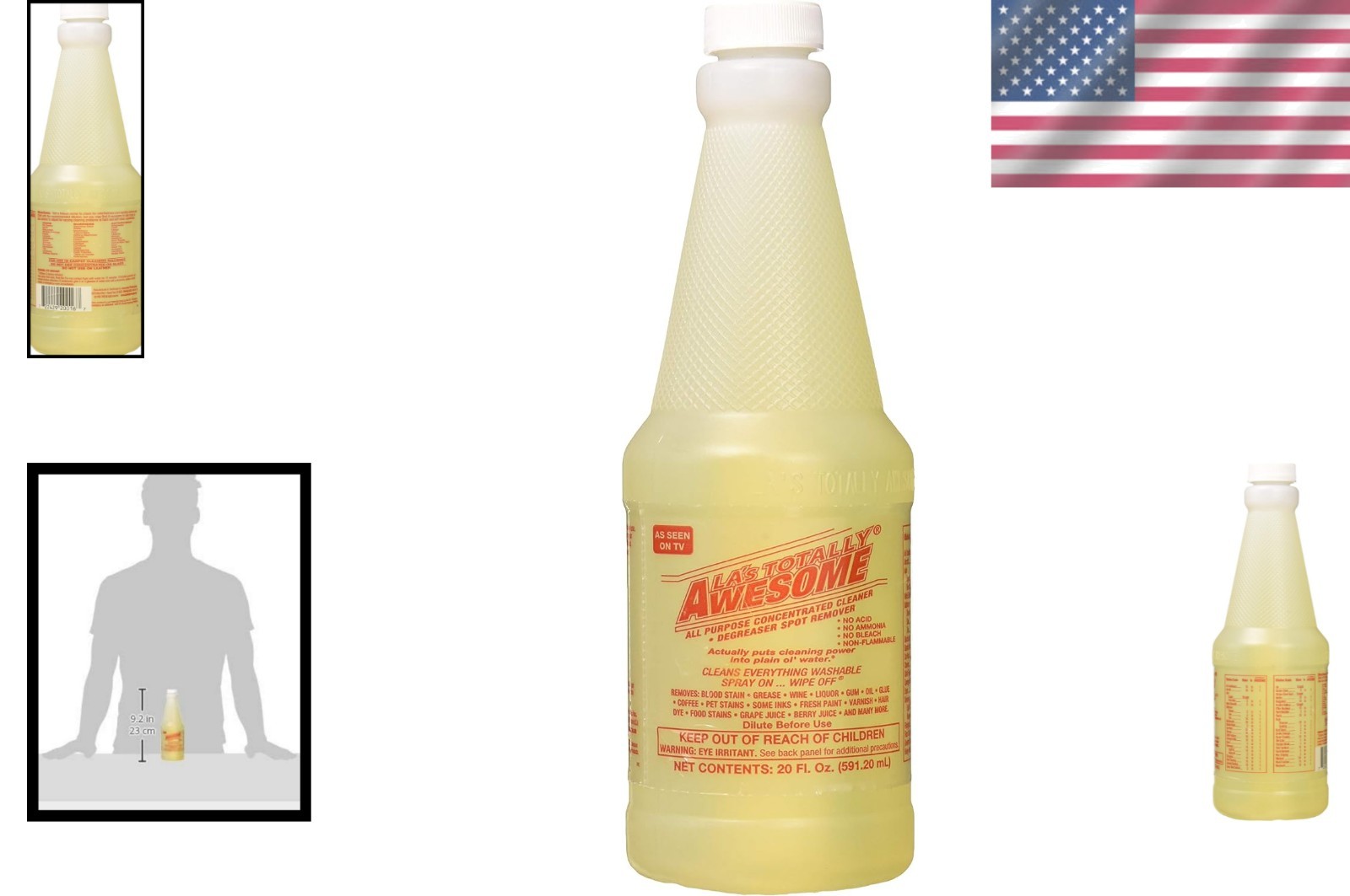 Las Totally Awesome Grape Scented All Purpose Cleaner – 20 Oz Concentrated