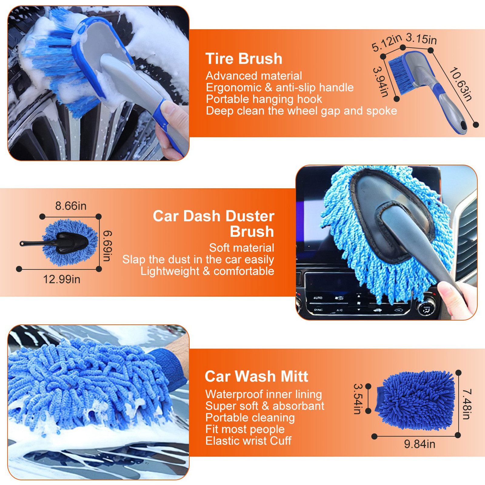 26 Pcs Car Detailing Brush Kit