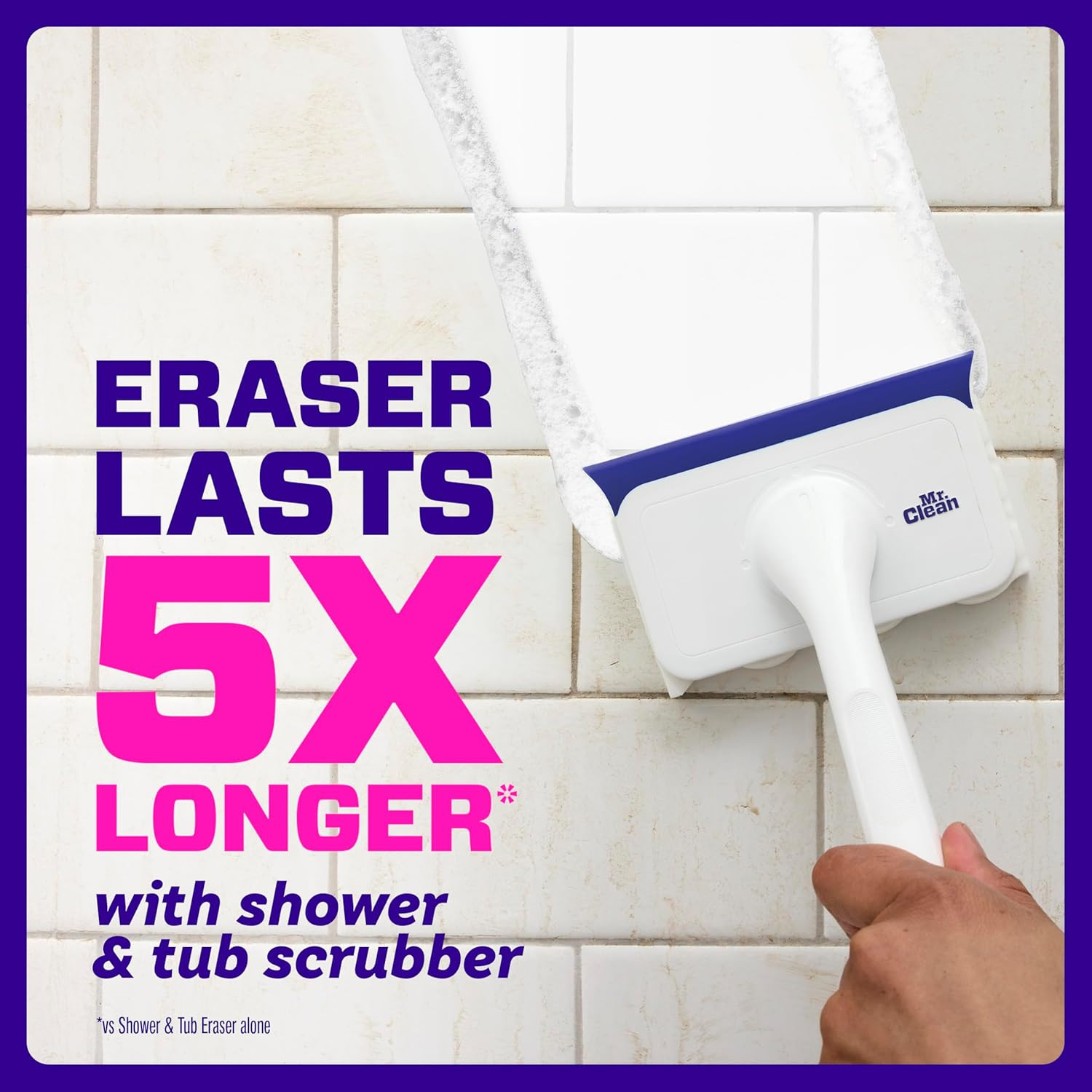 All-in-One Magic Eraser Bathroom Cleaner Kit with Lemon Freshness