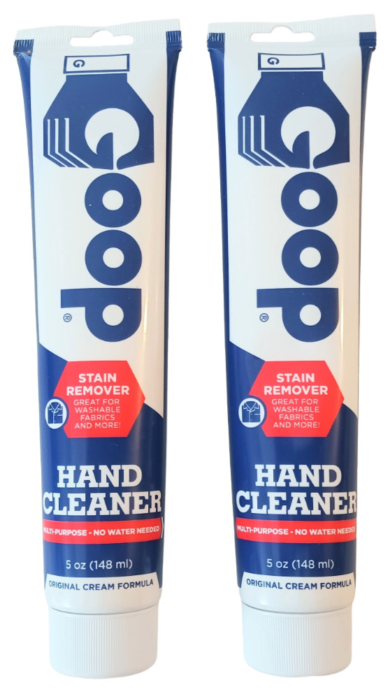 GOOP Original Multi-Purpose Waterless Hand Cleaner / Stain Remover 5oz Tube 2pk