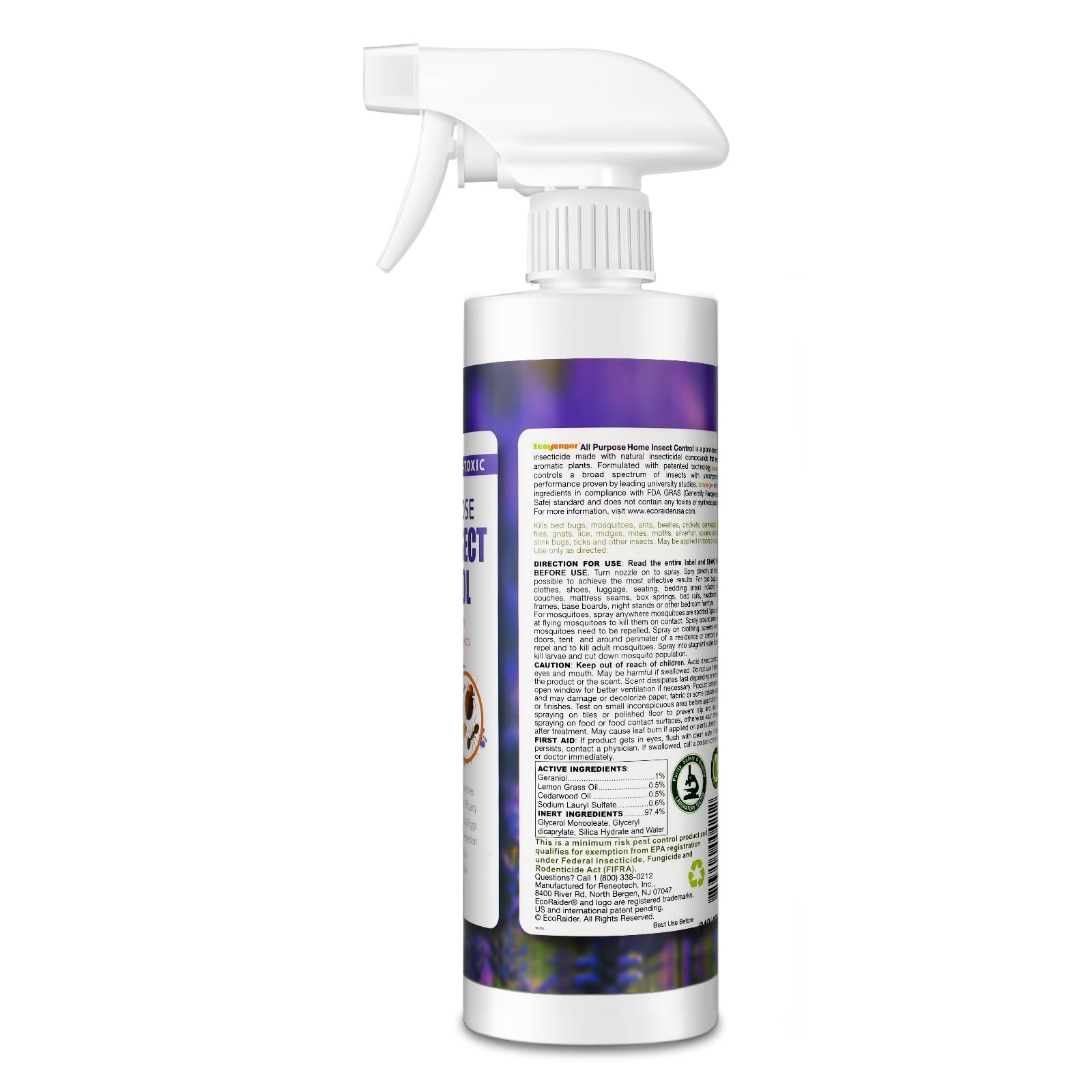 All-Purpose Insect Control 16 oz – Fast Kill Fleas, Roaches, Spiders, Non-Toxic