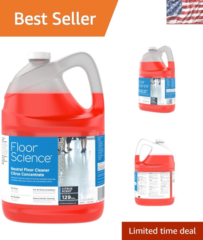 Gentle Deep Clean – Floor Science Citrus Concentrate, 1 Gallon, No Residue
