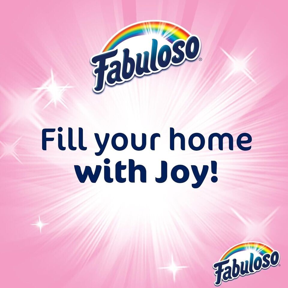 Fabuloso Multi-Purpose Cleaner, 2X Concentrated Formula, Watermelon Scent, 56 Oz