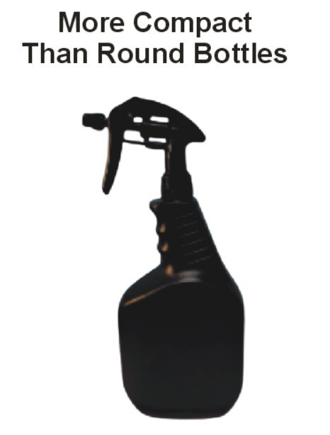 32 oz. Professional, Chemical Resistant, Commercial Black Spray Bottle (6-Pack)