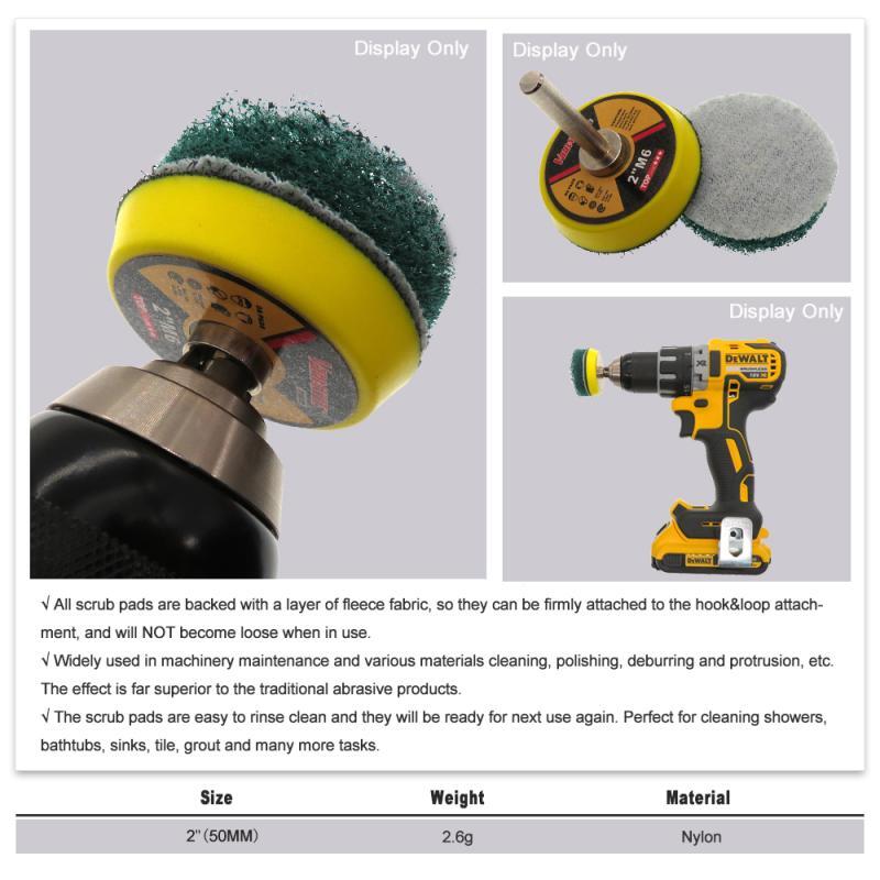 2 Inch 50mm Round Flocking Scouring Pad Cleaning Cloth Sanding Disc 240#-2000#