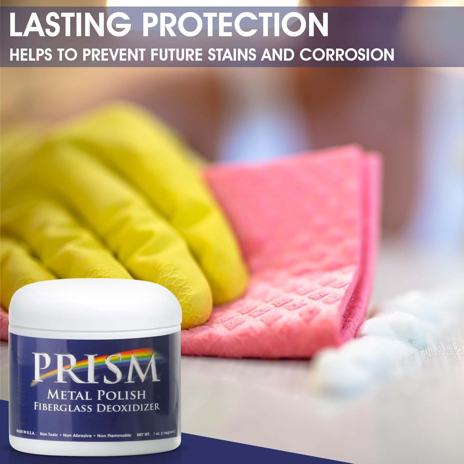 Prism Polish Metal Polish – 7 Ounce Achieve a Brilliant Shine on Aluminum,