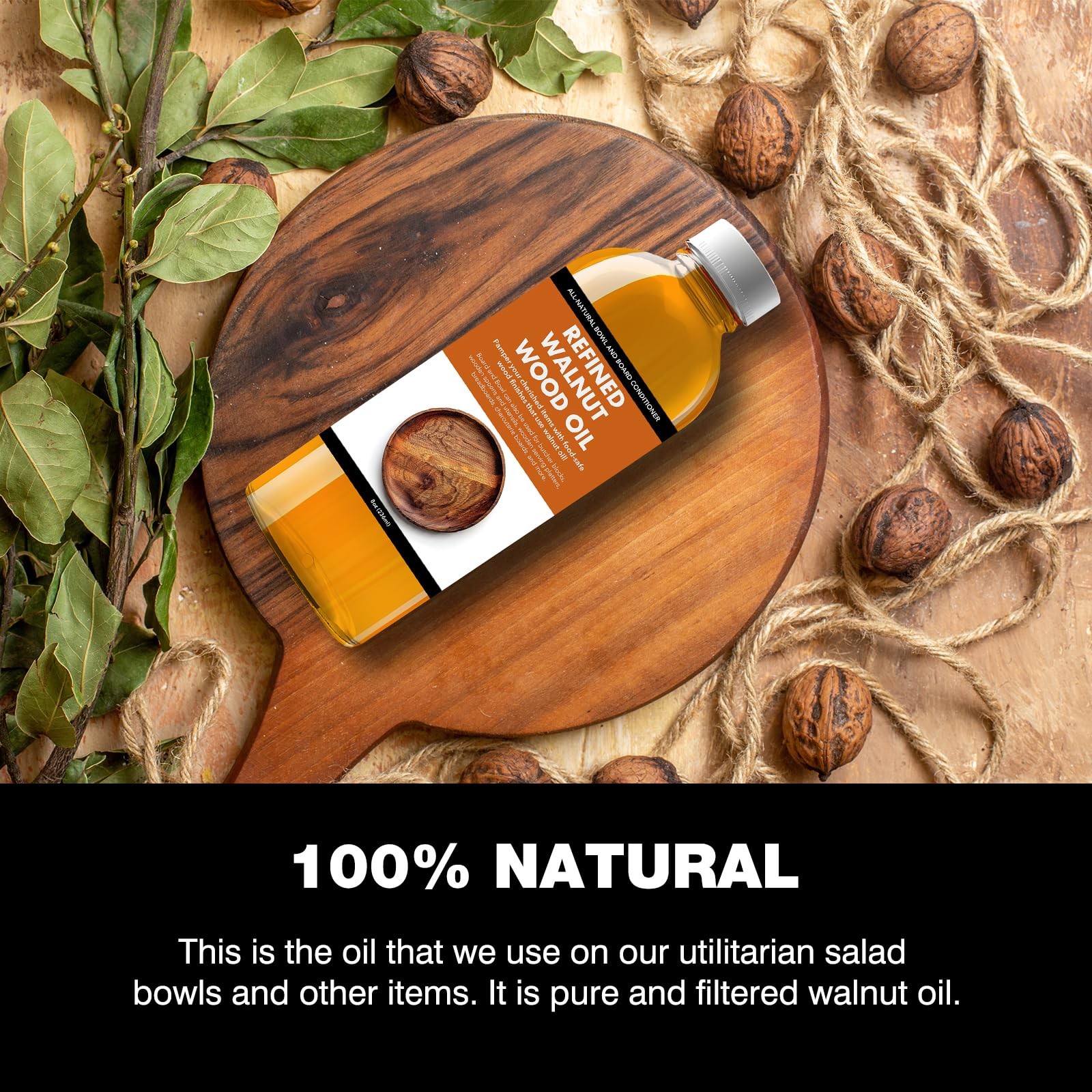 High-Performance Walnut Wood Oil Bowl Conditioner – Walnut Oil for Wood – Cle…