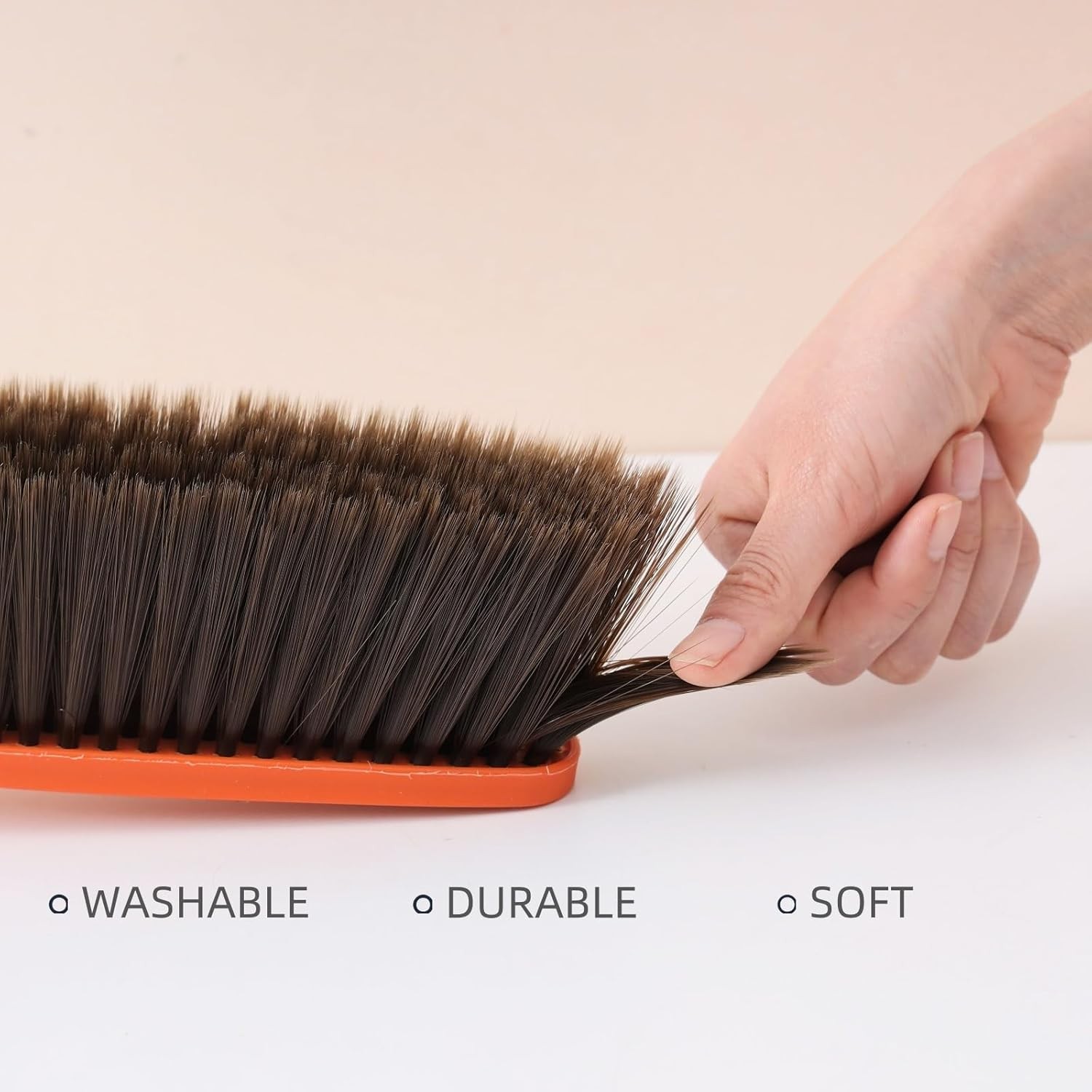 1 Pack 15″ Hand Broom Brush,Soft Bristle Cleaning Brush,Counter Brush Crumb
