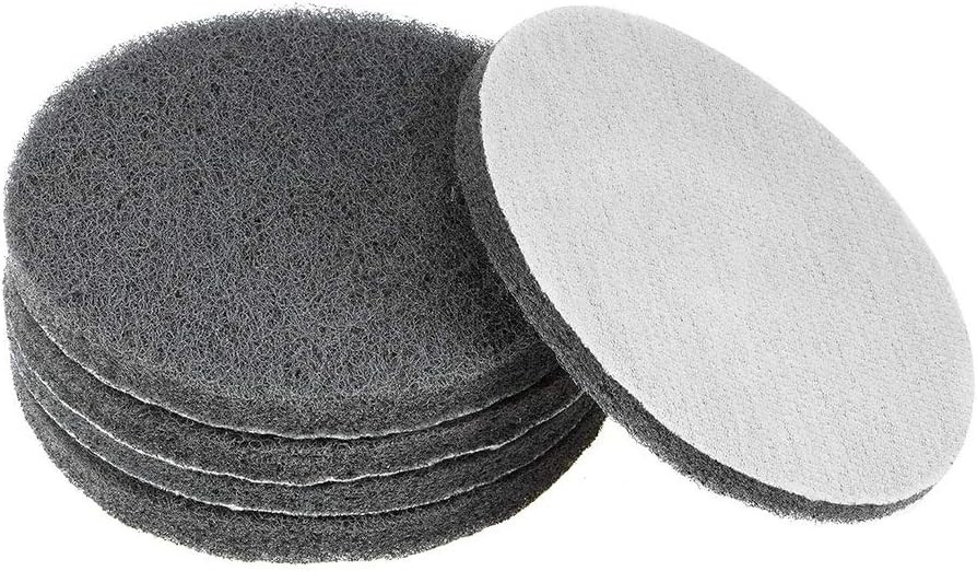 5 Inch 800 Grit 25PCS Drill Power Brush Tile Scrubber Scouring Pad Cleaning Tool