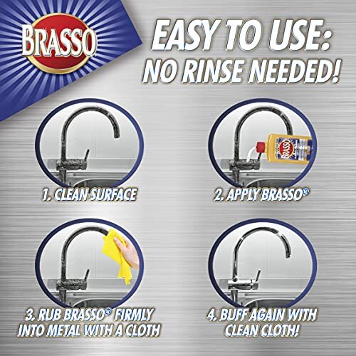 Polisher For Brass Copper Stainless Steel Chrome Aluminum Pewter Bronze Cleaner