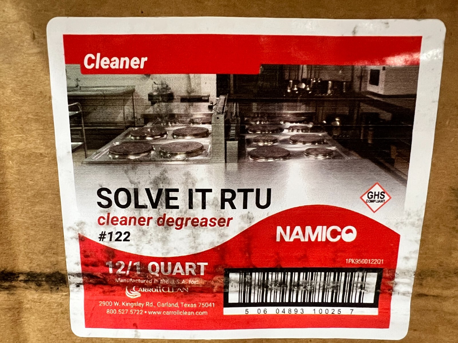 CASE OF 11 CarrollClean NAMICO Solve It RTU #122 Cleaner Degreaser 32 fl oz
