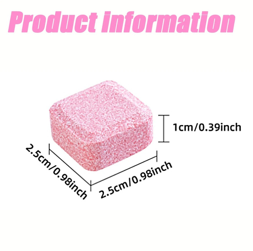 20pcs Toilet Cleaning Effervescent Tablets – Deodorizer & Stain Remover – NEW