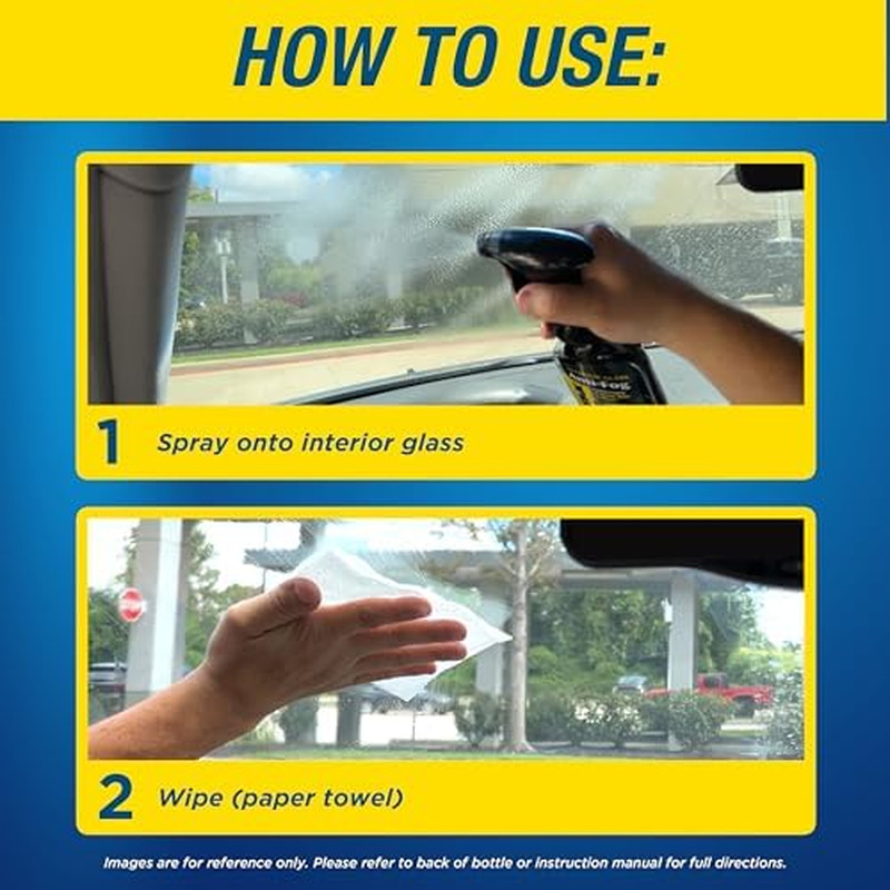 630046 Interior Glass Anti-Fog, 12 Oz. – Prevents Fogging of Interior Glass and