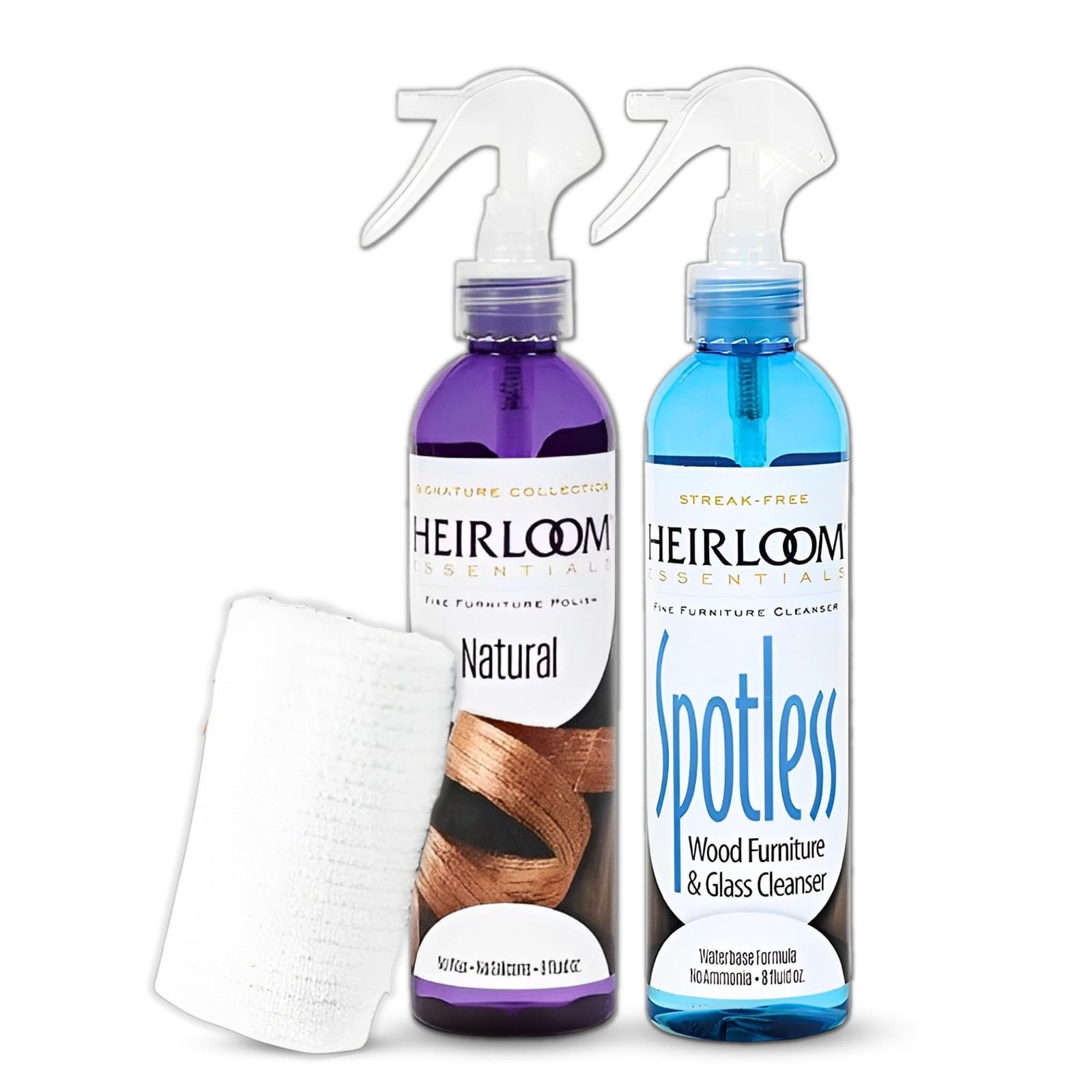 Heirloom Essentials Wood Furniture Cleaner & Natural Furniture Polish Spray w…