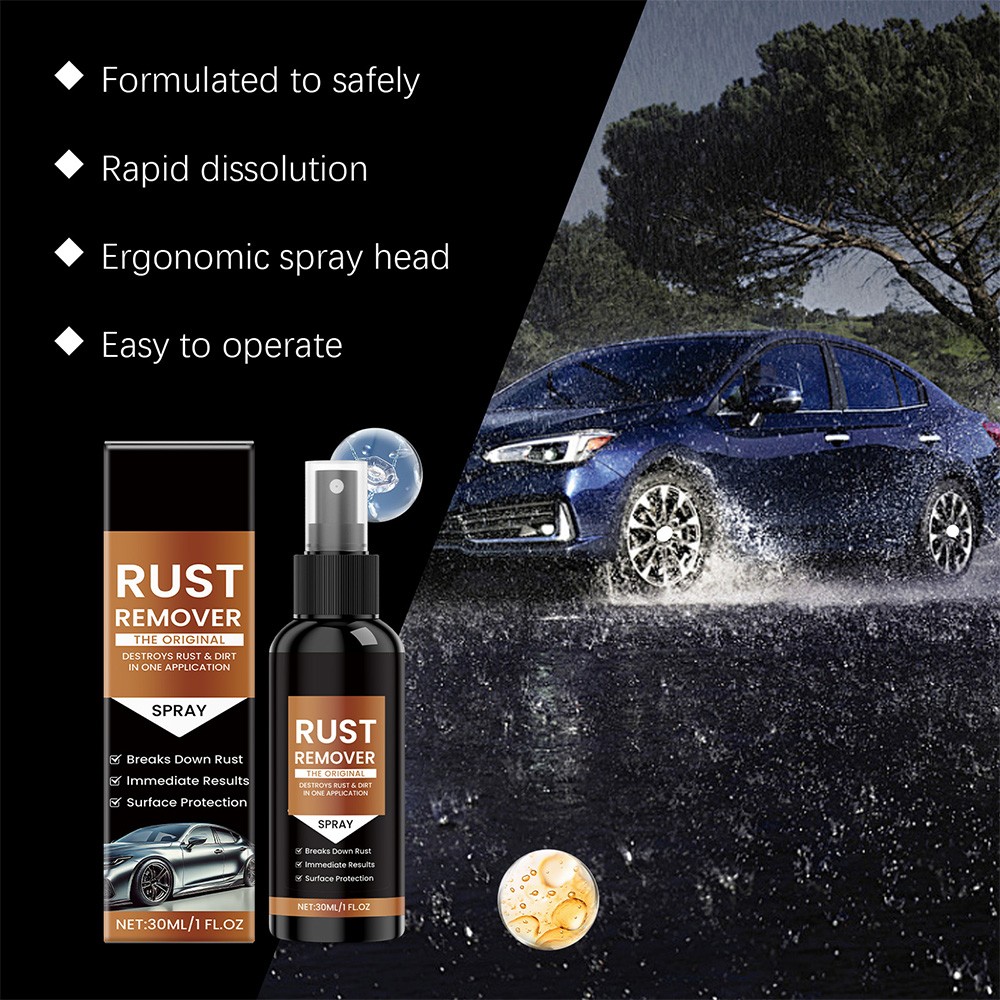 30ml Rust Remover Spray – Fast-Acting Multi-Surface Cleaner | Removes Rust