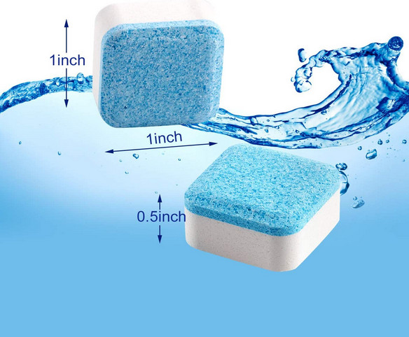 15 or 30 Pieces Solid Washing Machine Cleaner Effervescent Tablet Washer Cleaner