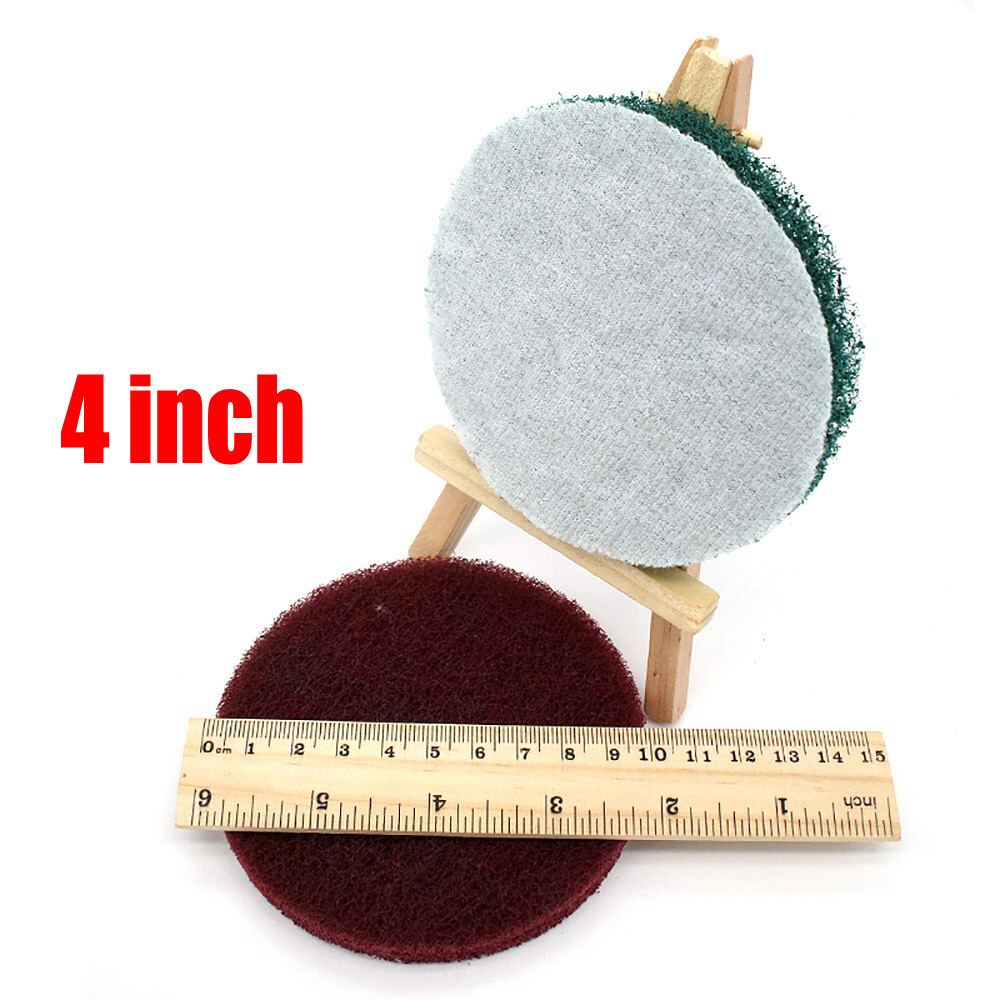 1″-7″ Drill Power Brush Tile Scrubber Scouring Pads Cleaning Pad 240-3000 Grit