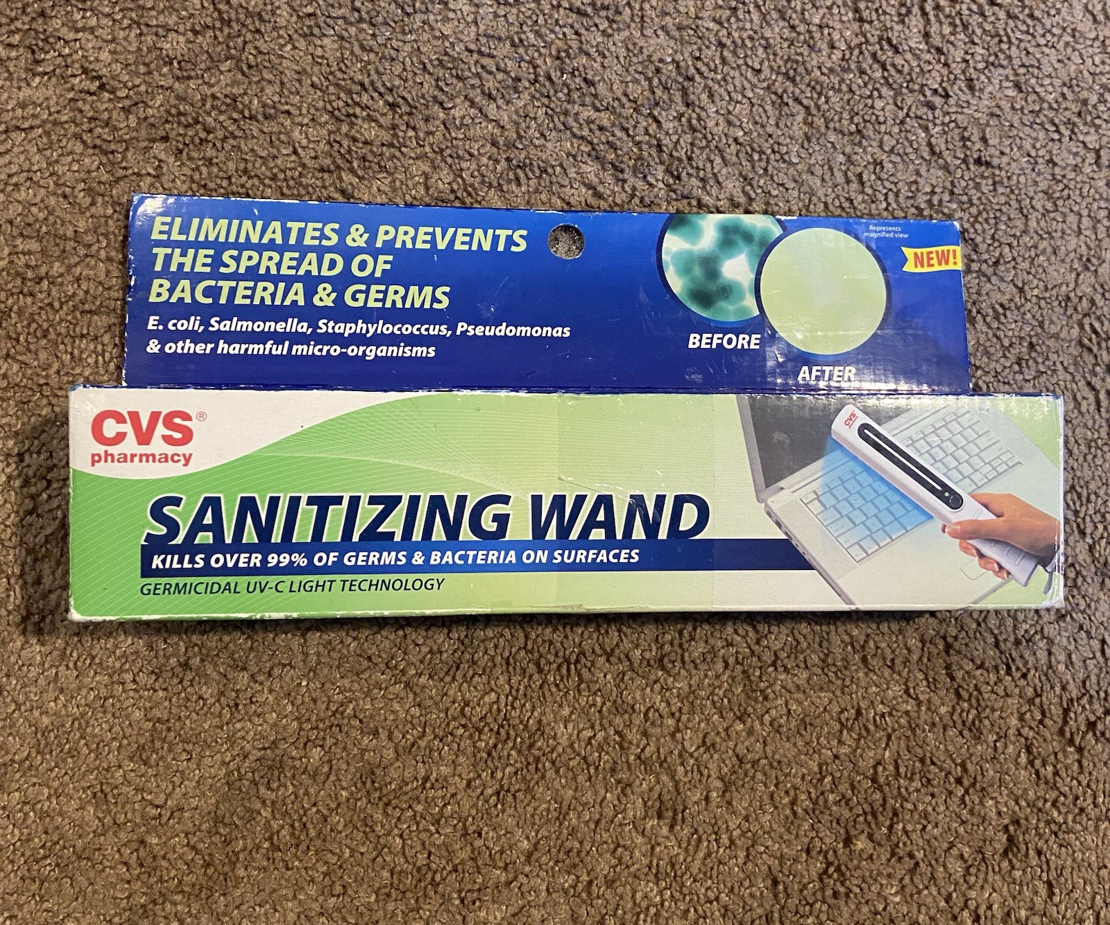 CVS Pharmacy UVC Handheld Sterilization Multiuse Sterilizing Wands