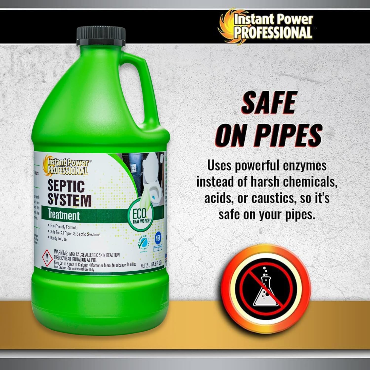 Instant Power Professional Septic System Treatment, Septic Tank Maintenance, 67.
