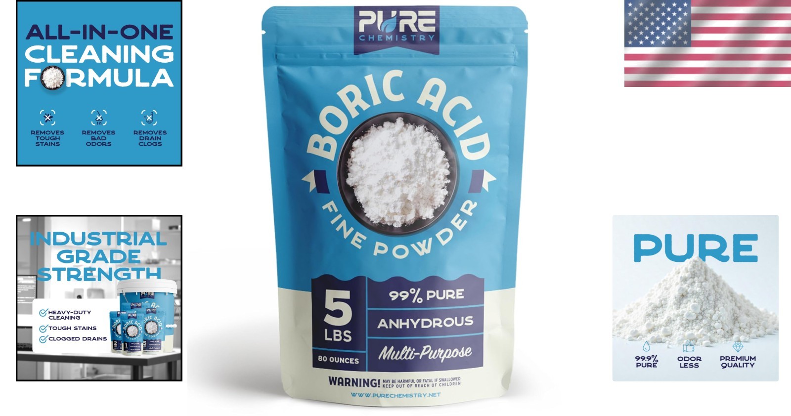 Commercial Cleaner, Drain Unclogger, 5 lbs