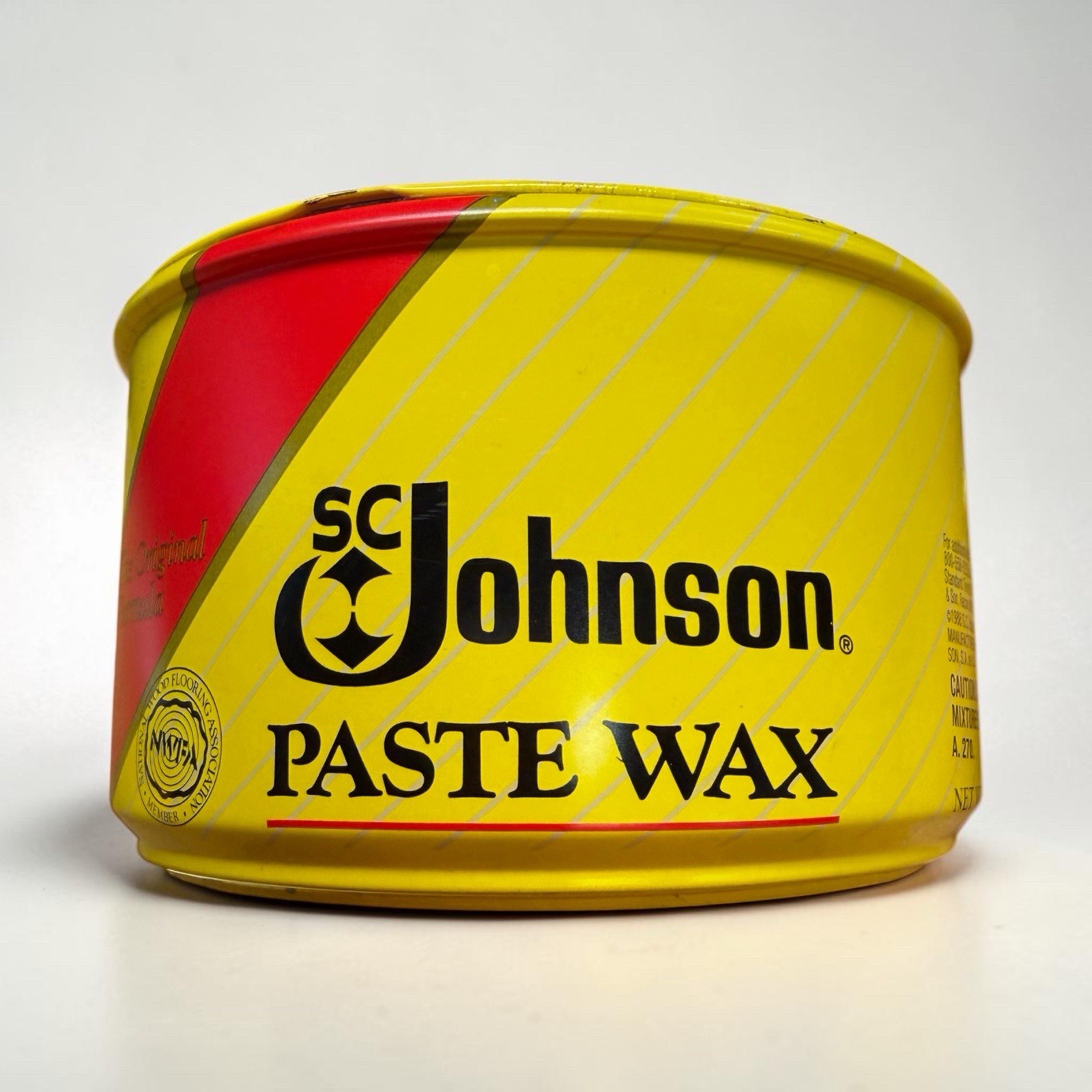 Vintage Original Formula SC Johnson Paste Wax 1 lb, 10% Used, SEE PICS
