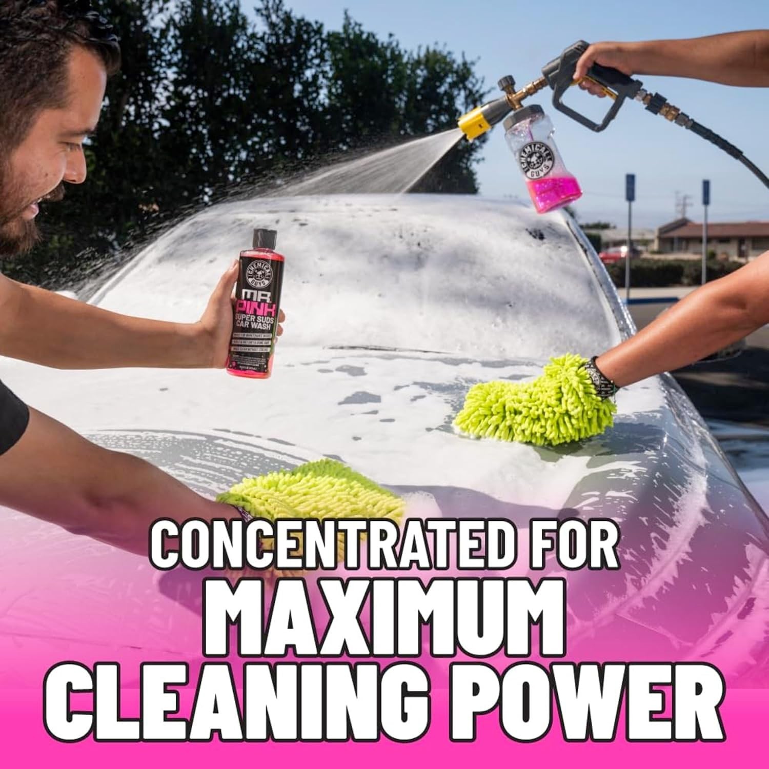 Chemical Guys Super Suds Foaming Car Wash Soap 128 oz Car Wash Detergent