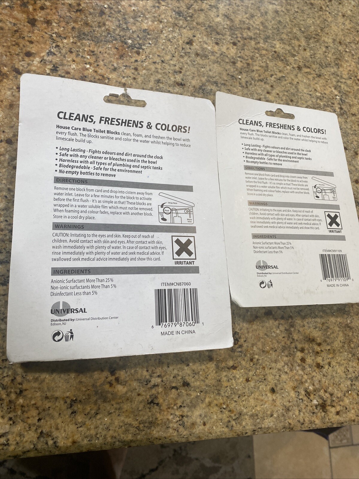 TOLLIET BLOCKS CLEAN & FRESH 9 PACK