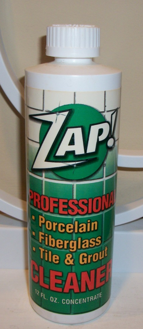 ZAP! Professional Tile Grout Cleaner Restorer Maintainer 12 Ounces New Old Stock