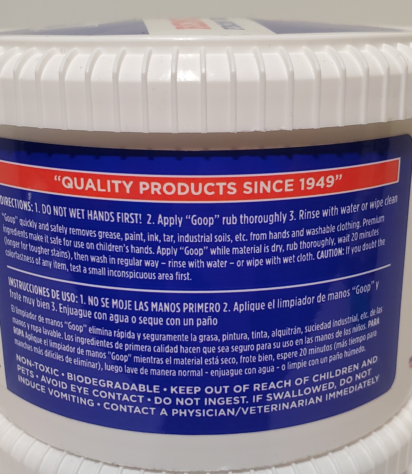 Original Goop Multi-Purpose Hand Cleaner – Waterless Cleaner 14 Oz – 2 Pack!