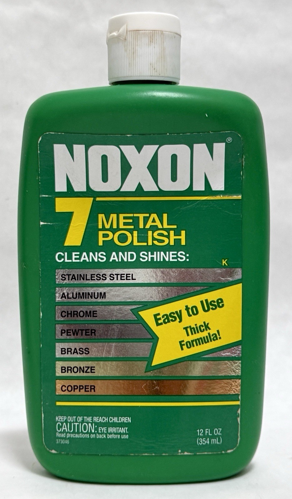 Vintage NOXON 7 Metal Polish Liquid 12 oz Bottle Discontinued – Almost Full READ