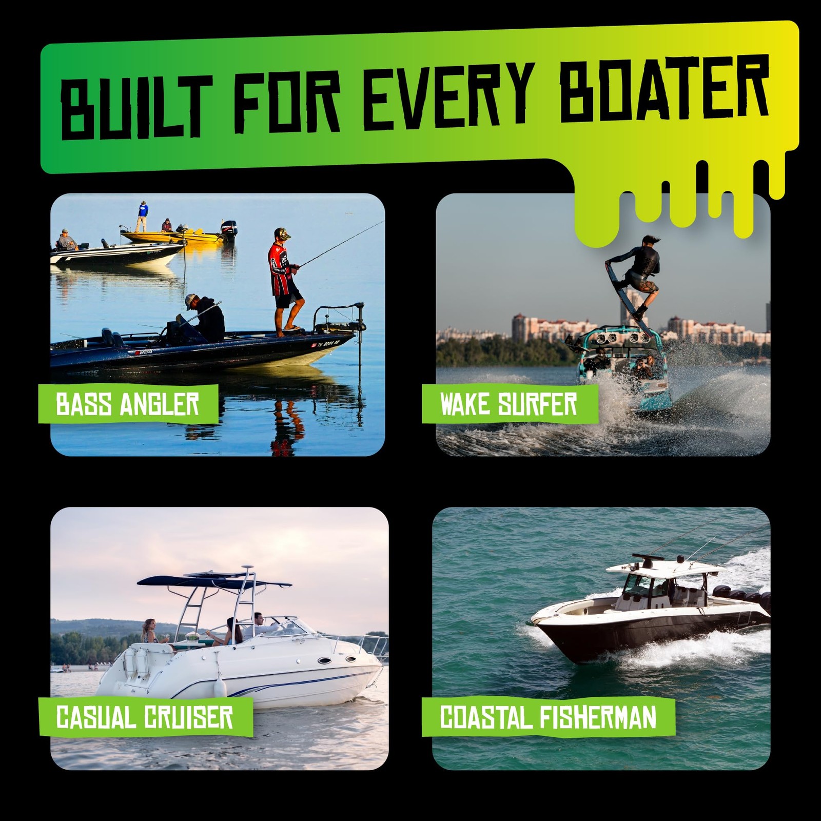 Necessity Boat Cleaner Kit | Exterior Water Spot Remover, Interior Seat & Vin…
