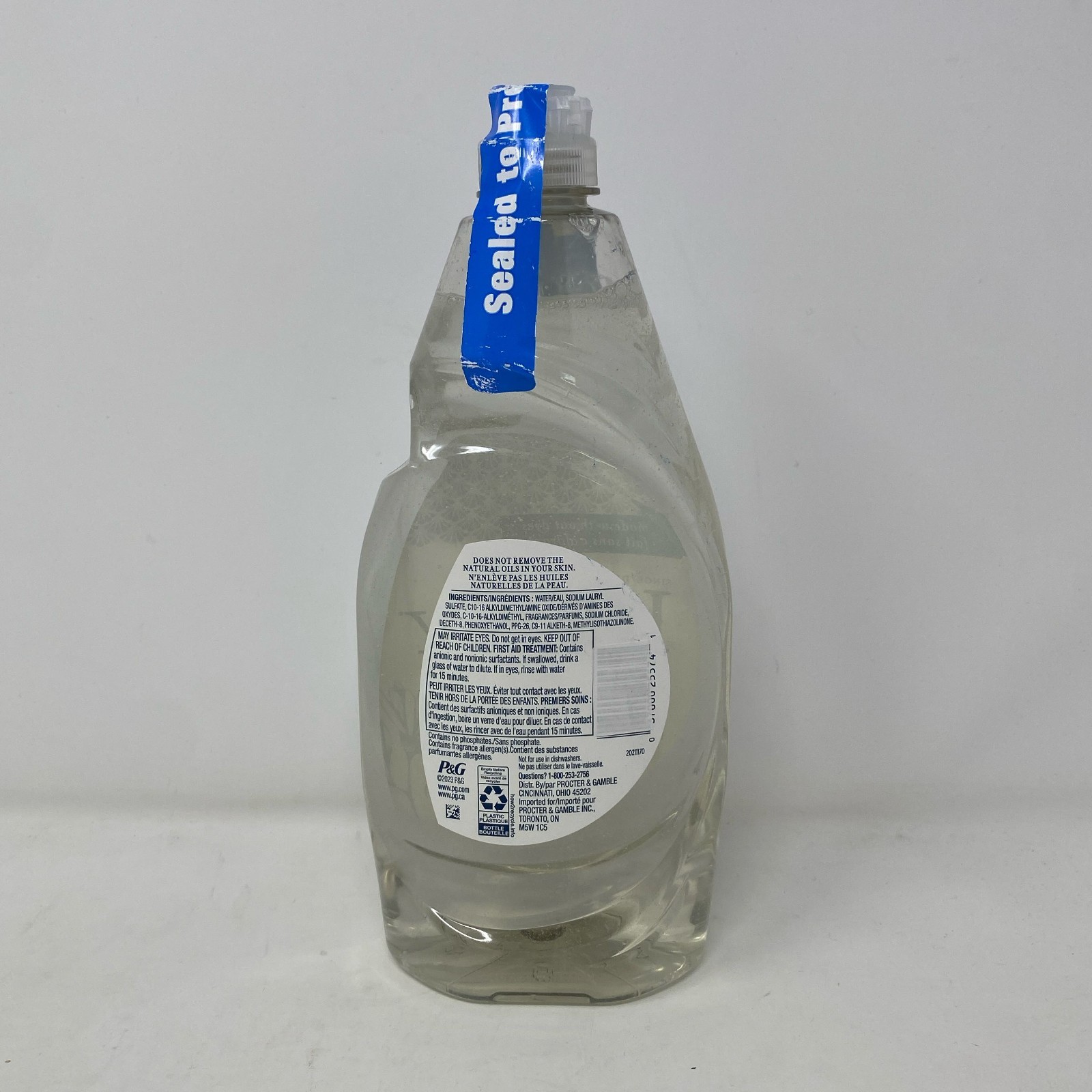 Ivory Classic Scent Grease-Cutting Dish Soap, Clear, 24 fl oz