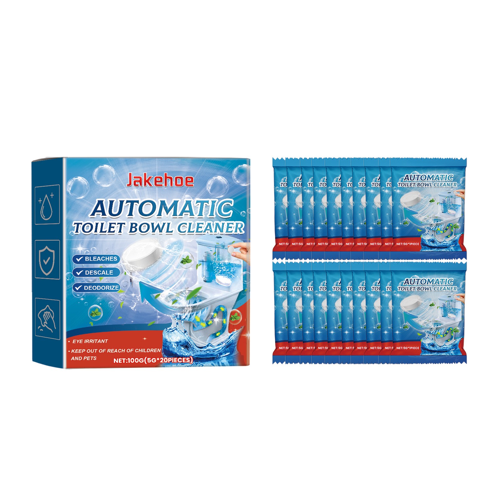 Automatic Toilet Bowl Cleaner, Toilet Cleaning Odor Urine Stains Dirt Cleaning T