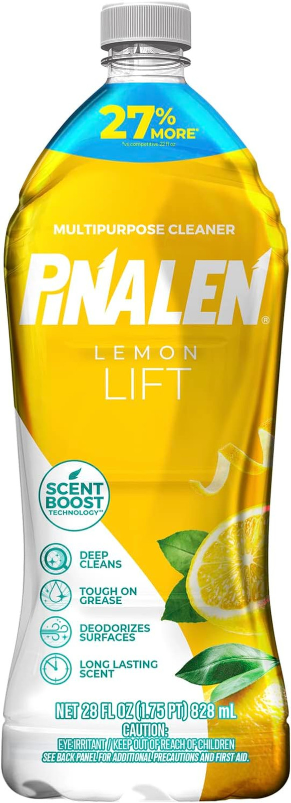 Max Aromas Multipurpose Cleaner – Lemon Lift Scent – 28 Fl Oz – All Purpose Clea