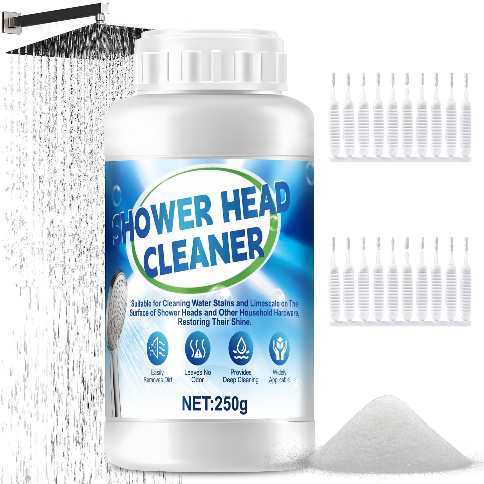 OverZyn 8.3 Oz Limescale Remover, Bathroom Descaler, Hard Water Cleaner