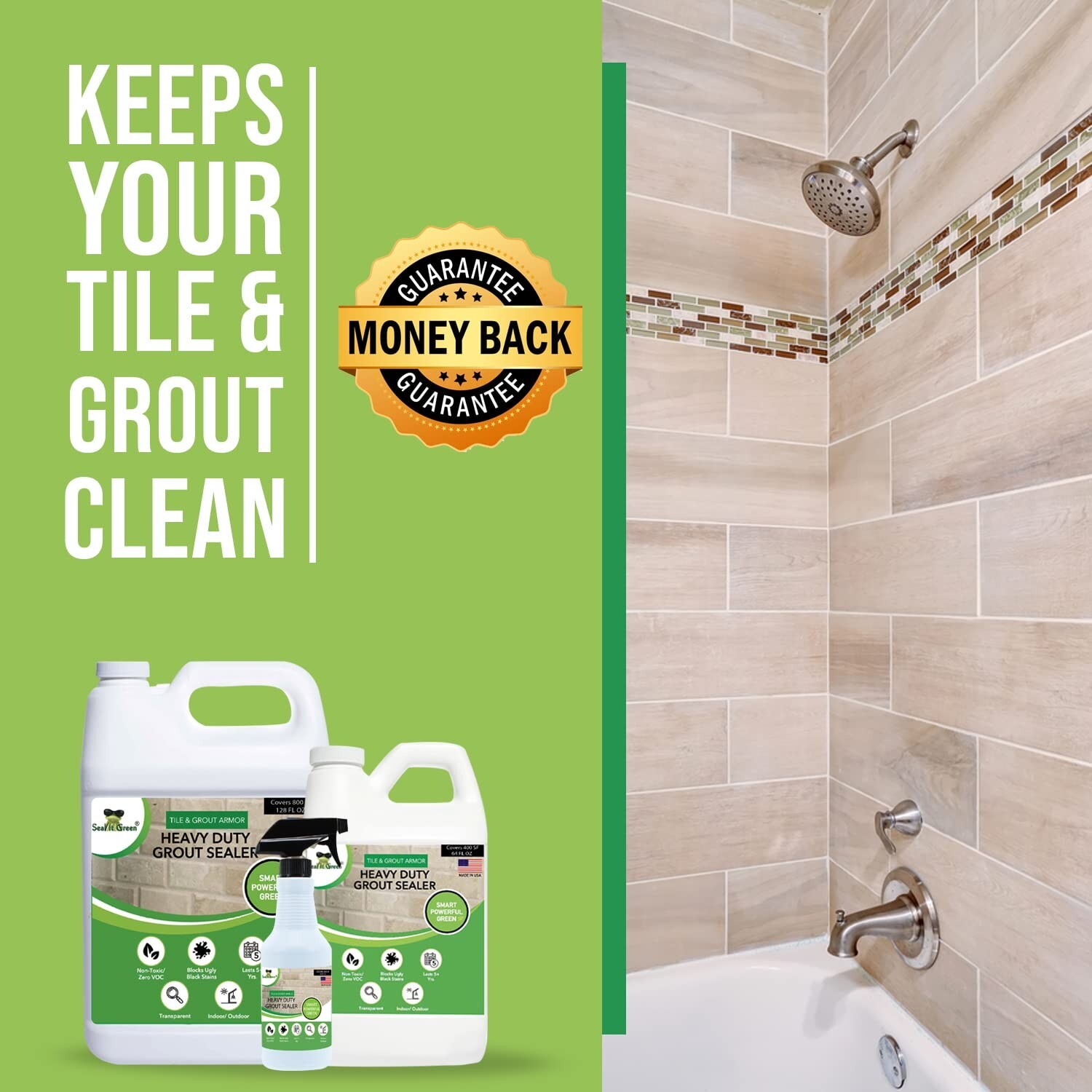 Seal It Green Xtreme Heavy Duty Professional Grout Sealer