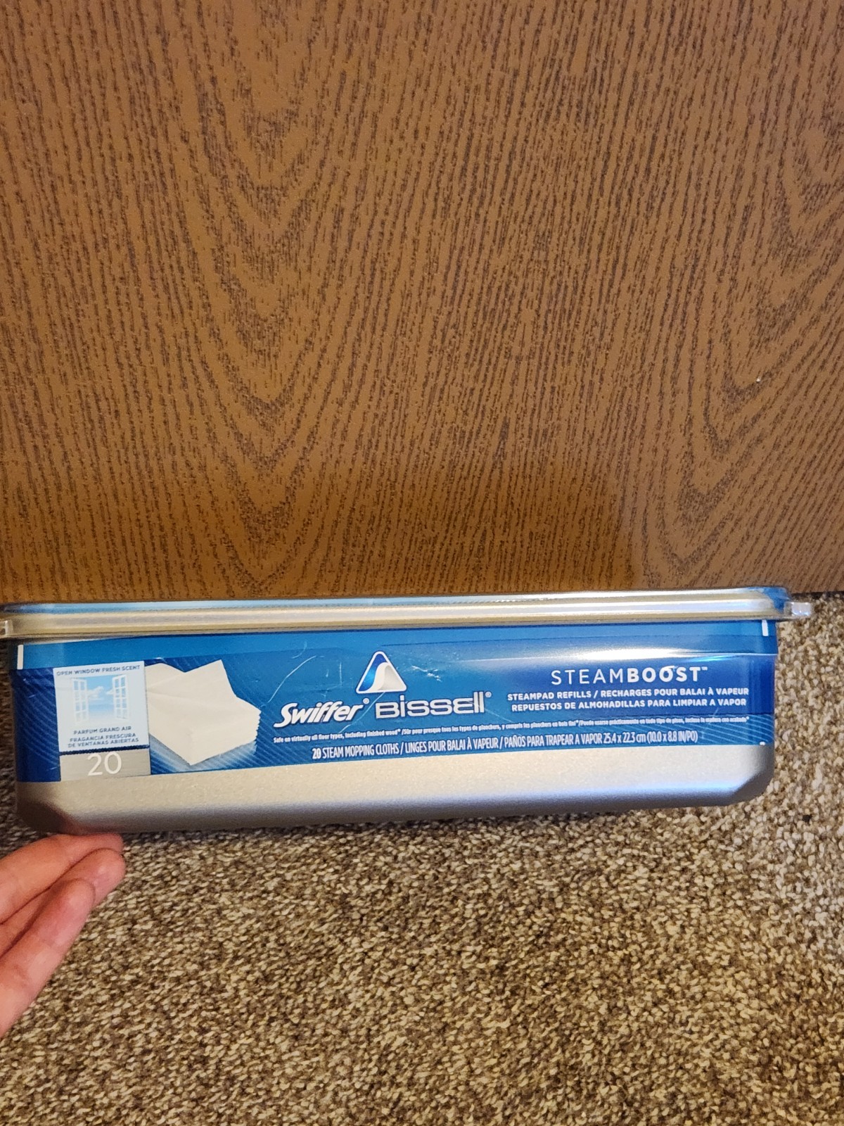 NEW Swiffer Bissell Steam Boost Steampad Refills Open Window Fresh Scent 20ct