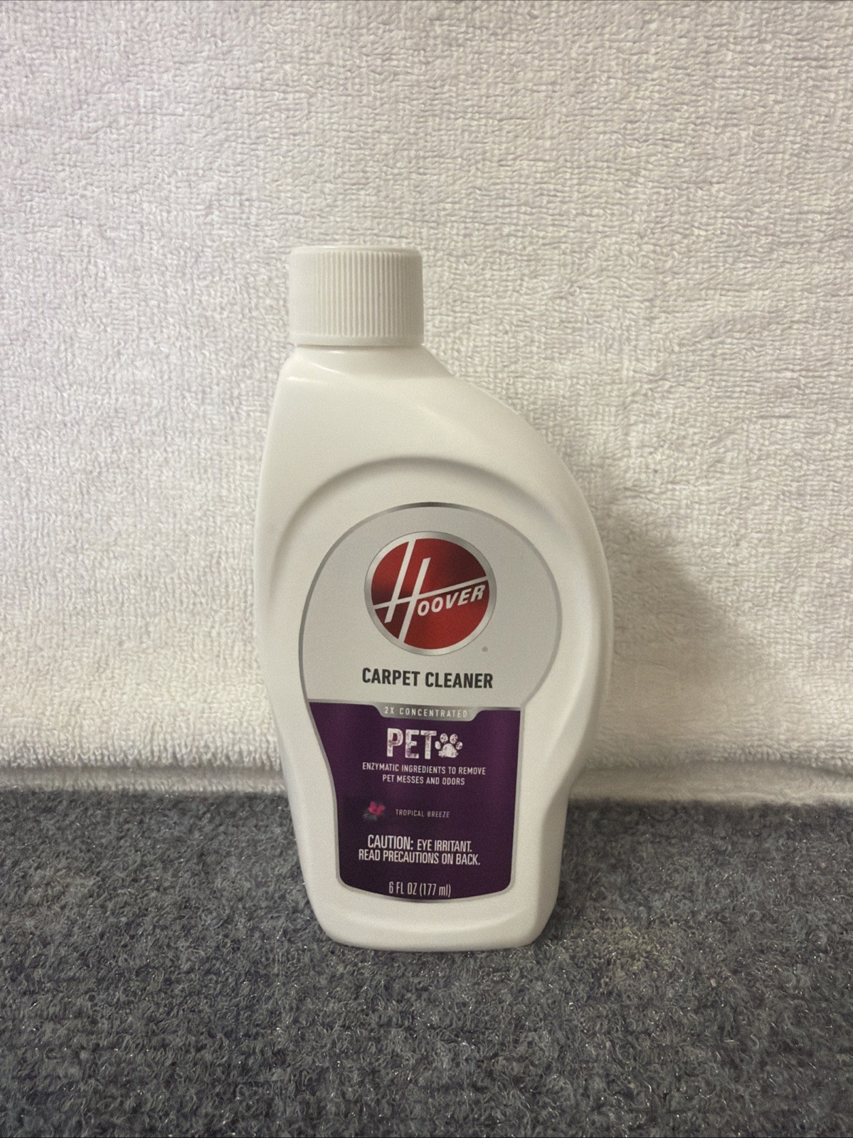 Hoover Pet Carpet Cleaner Solution, 6 oz., Tropical Breeze Scent Sealed