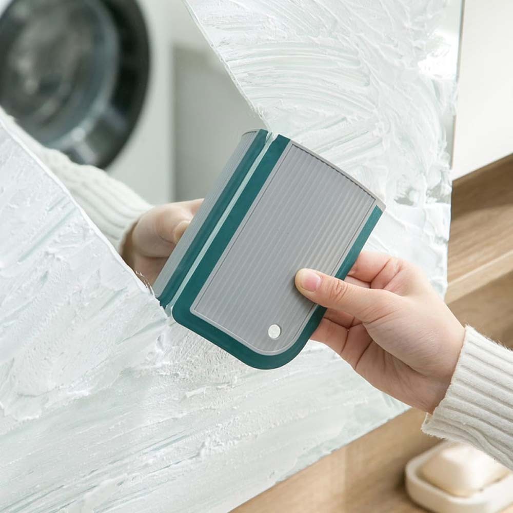 Curved Multi-Purpose Hygienic Reliable Handheld 2PCS Small Curved Window Cleaner