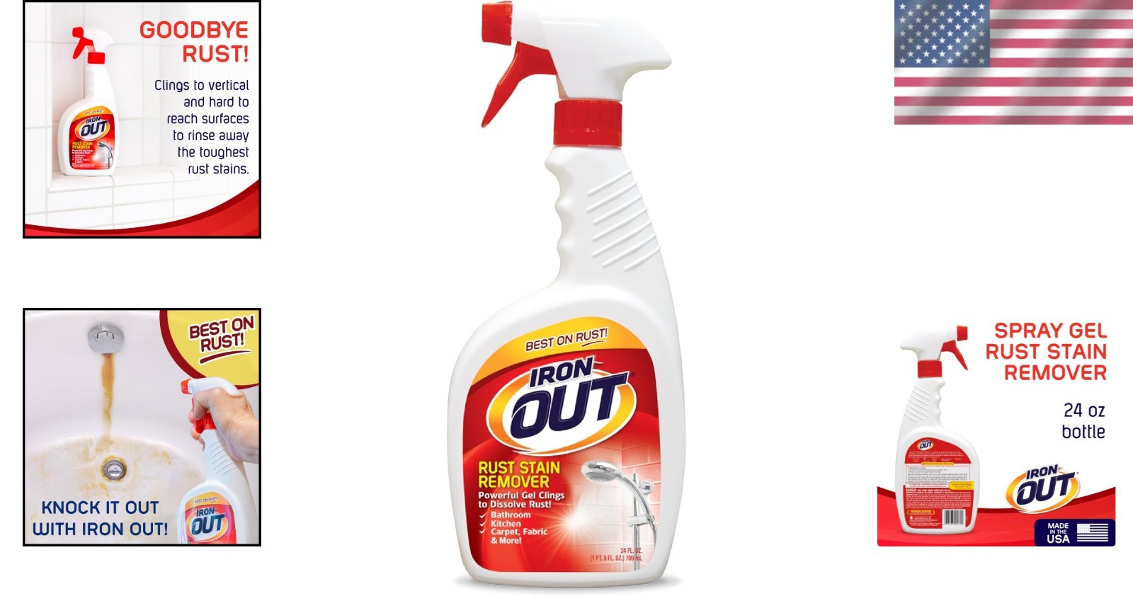 Satisfaction Guaranteed Rust Stain Remover Gel – 24 oz for Hard-to- Areas