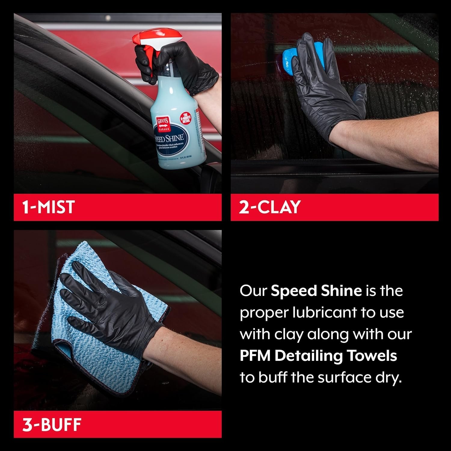 Glass Cleaning Clay for Car Window, Windshield, Shower Door, Stone, Ceramic T…