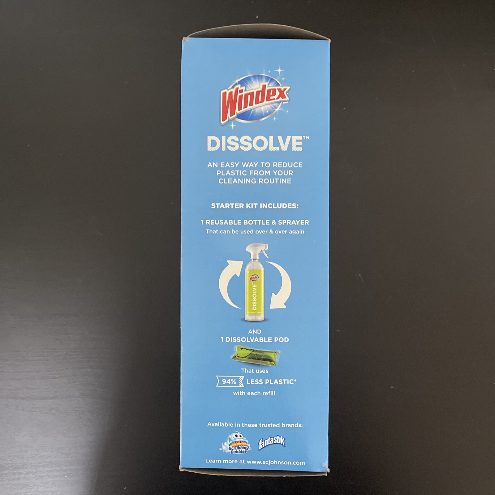 Windex Dissolve Concentrated Pods, Multisurface Cleaner Starter Kit contains 1
